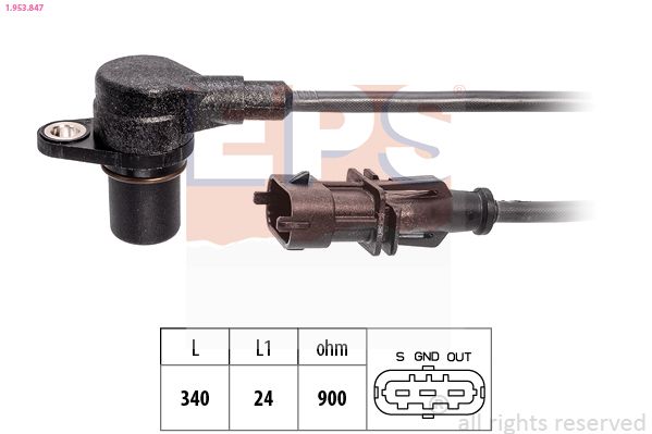 Senzor impulsuri, arbore cotit EPS-1953 847 MDR